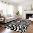 thumbnail image 6 of Addison Rugs Mayfield Washable Animal Skin Pattern Zebra Pearl Rectangle Rug, 10' x 14', 6 of 6