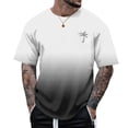 thumbnail image 7 of FUZHIQ Mens Workout Shirts Cotton Soft Loose Fit Crew Neck Going Out Tee Tops Summer Short Sleeve Tee Shirts for Men,L, 7 of 7