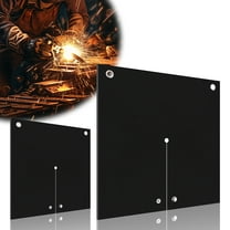 2pcs 12" x 12" Welding Blanket Fireproof Mat Opening Shape Heat Shield Mat,Brazing Heat Shield for Torch,Welding Pad for Plumbing