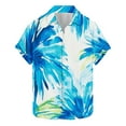 thumbnail image 3 of DDAPJ pyju Men's Hawaiian Shirts Short Sleeve Button Down Casual Shirts Summer Printed Tropical Floral Aloha Beach Shirts Clearance Sale Multicolor XXL, 3 of 6