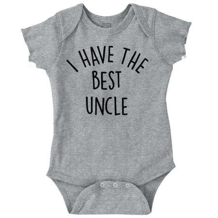 

I Have The Best Uncle Adorable Romper Boys or Girls Infant Baby Brisco Brands 12M