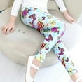 thumbnail image 2 of MEZZALL Girls Pants For Everyday Casual Wear Outdoor Sports Slim Fit Printed Leggings Toddler Kids Soft Milk Silk Base Layer Pants Fall New Season Streetwear Birthday / 6-8 Years, 2 of 3
