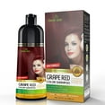 thumbnail image 7 of (6 pack) Herbishh Hair Color Shampoo for Gray Hair, Permanent, Men & Women (Grape Red 500ml), 7 of 7