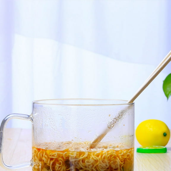 YUYUETIME 1Pcs Clear Glass Salad Bowl for Kitchen Use Heat Resistant with Bamboo Lid for Food Storage