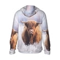 thumbnail image 3 of Sigee Cow Print UPF50+ Men's Sun Protection Hoodie Shirt SPF UV Shirt Long Sleeve Fishing Outdoor Lightweight, S-3XL, 3 of 9