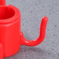 thumbnail image 4 of OULII Supports de Parasol de Plage Lot de 2 Robustes Rouges pour Amateurs de Plein Air, 4 of 5