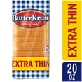 Butter Krust Extra Thin Bread, Thin Sliced White Bread Loaf, 20 oz