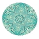 thumbnail image 5 of Mantel redondo impermeable de 120 cm con estampado digital de mandala floral Estilo 1, 5 of 9
