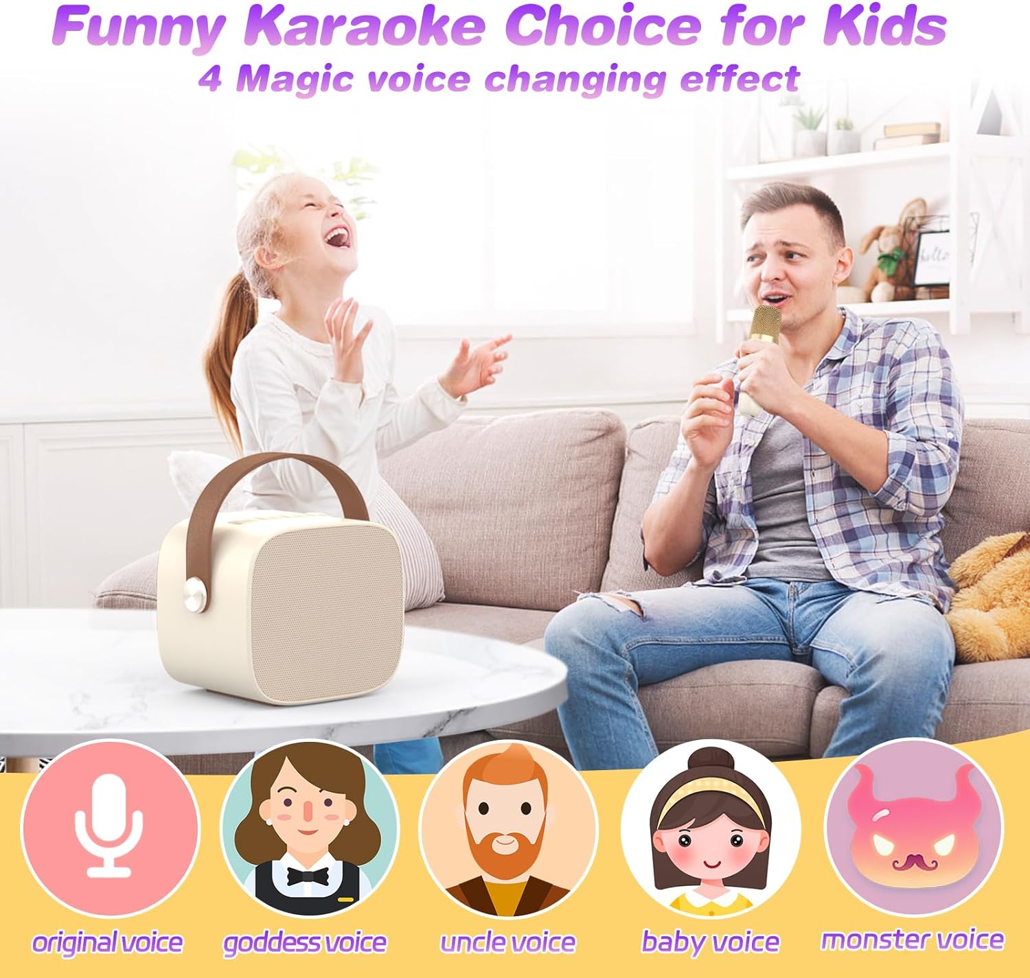 MEGUO Wireless Karaoke Microphone With Bluetooth Speaker photo 5