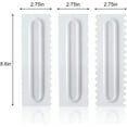 thumbnail image 2 of Plastic Cake Combs Cake Scraper Cake Decorating Combs Sawtooth Cake Scraper, 2 of 2