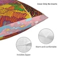 thumbnail image 4 of Rateoe Beautiful African Woman Pattern Throw Pillow Cover Premium Pillow Stuffer Sham Square for Decorative Cushion Bed Couch Sofa(Pillow insert not included), 4 of 8