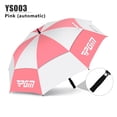 thumbnail image 1 of Golf Umbrella Sun Protection And Rain Double Layer Wear Resistant Fiberglass Material Spring And Summer Automatic Manual Automatic Pink, 1 of 6