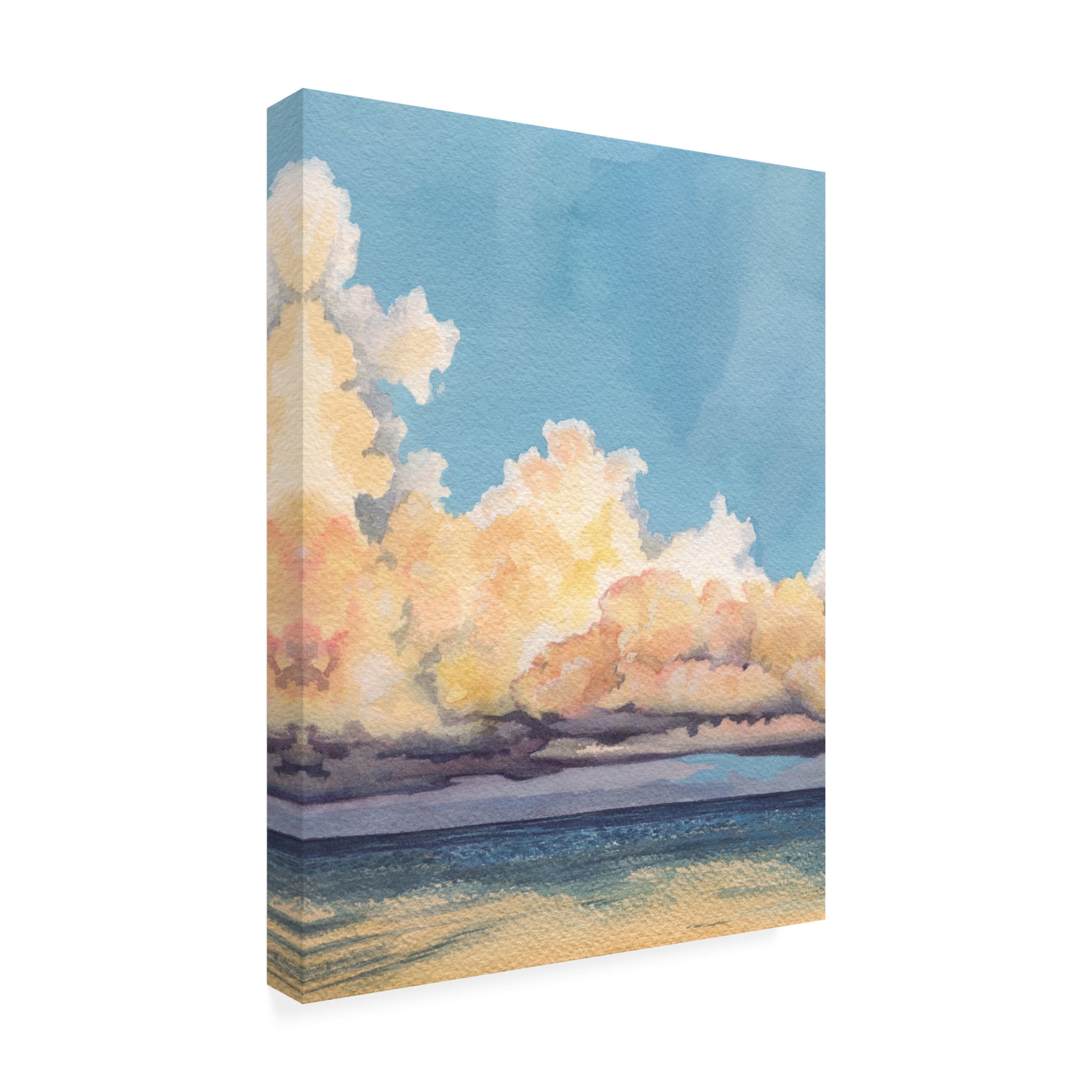 Trademark Fine Art Grace Popp Twilight Sandbar II Canvas Wall Art