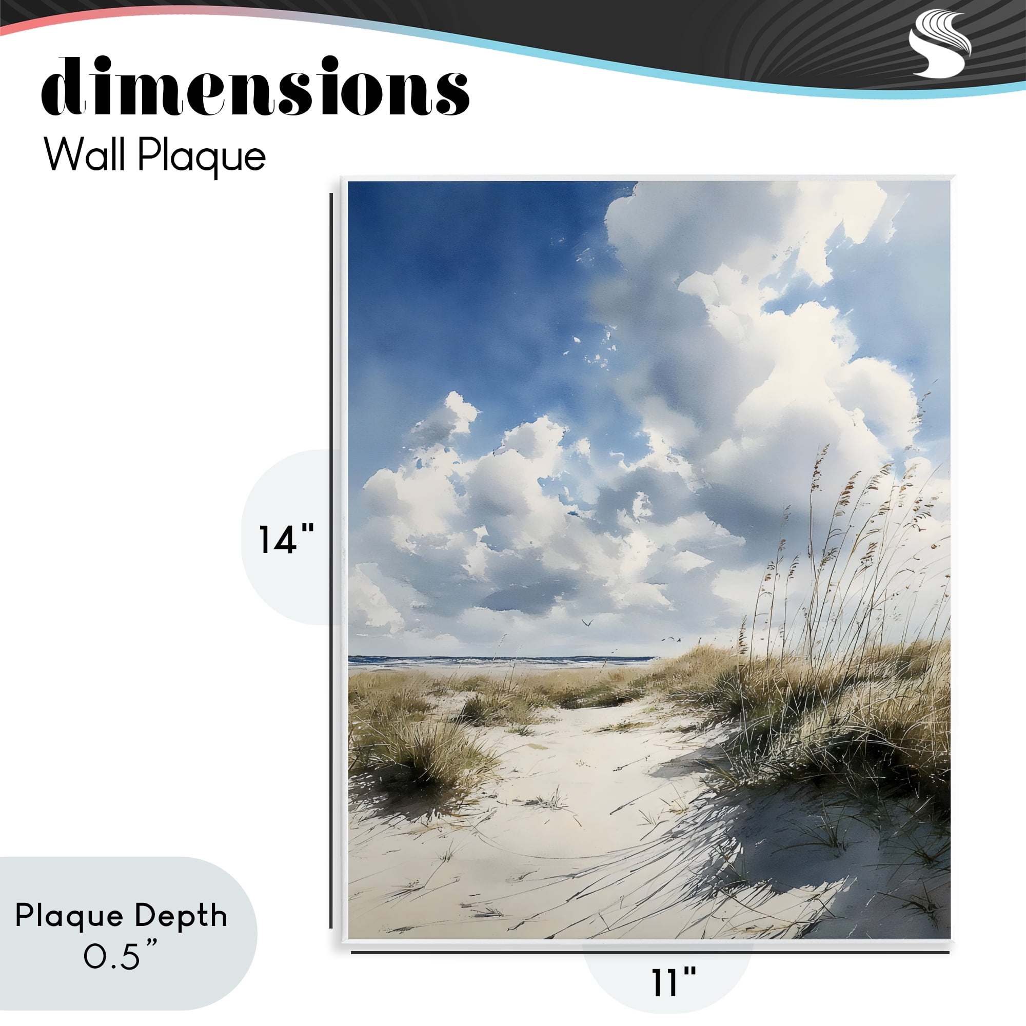 Stupell Industries Dunes In The Sunshine Wall Plaque Art, design by Franklyn Gregory