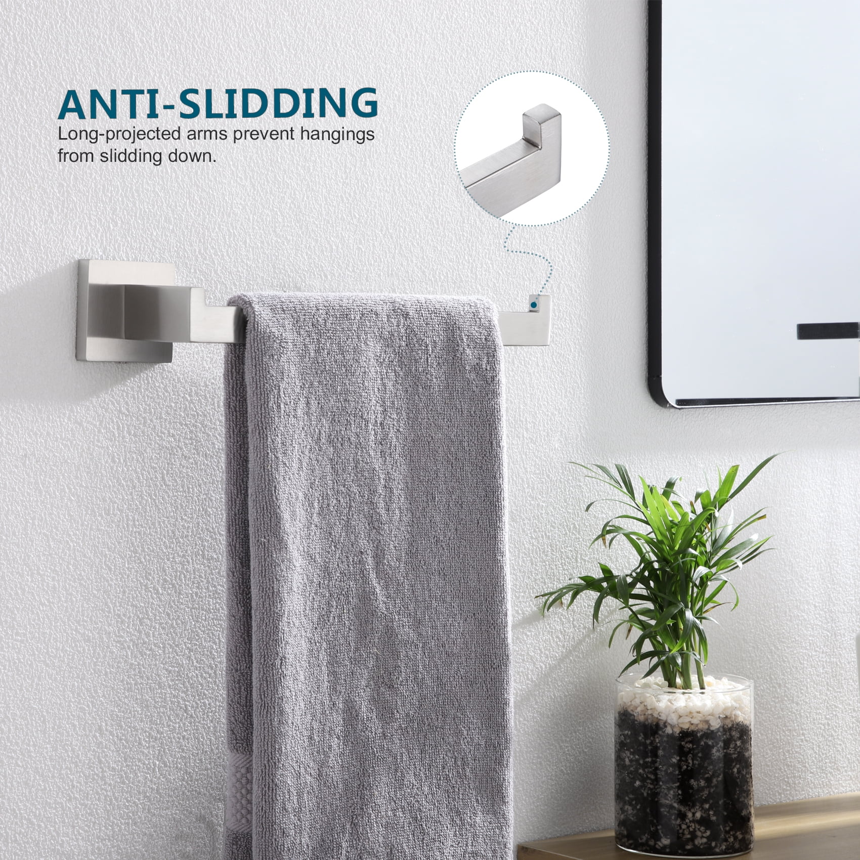 Nickel towel holder hotsell