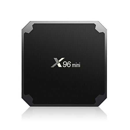 Android 4k Tv Box X96mini Android TV Box Digital Player Amlogic S905W Support 2.4GHz 4K x 2K H.265 100M LAN Black ()