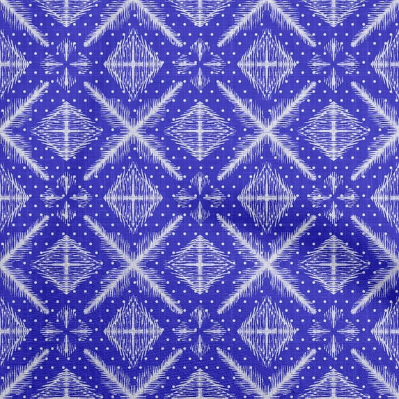 oneOone Georgette Viscose Dark Blue Fabric African Craft Projects Decor Fabric Printed By The Yard 42 Inch Wide
