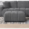 thumbnail image 2 of Octavia Upholstered Rectangular Ottoman Charcoal Grey, 2 of 6
