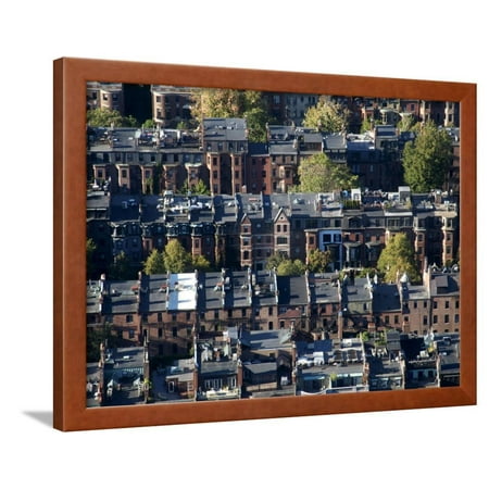 Aerial View of Boston From the Prudential Sky Walk, Boston, Massachusetts, New England, USA Framed Print Wall