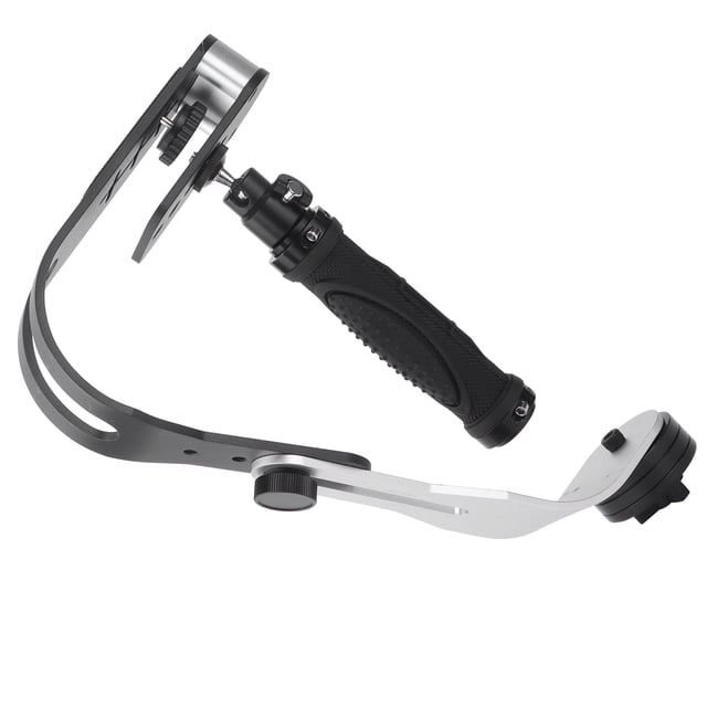 Estabilizador De Cámara DSLR, Estabilizador De Cámara De aleación De Aluminio Antideslizante En Forma De Ow Con Mango Para Exteriores