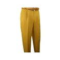 thumbnail image 3 of Men 2pc Walking Leisure Suit Short Sleeves By DREAMS 256-27 Solid Mustard, 3 of 7