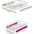 thumbnail image 3 of Expandable Pull Out Cabinet Organizer Slide Out Drawers for Kitchen Cabinets .~.&#W x .&#&#D Pull Out Drawers for Kitchen Cabinets, 3 of 9