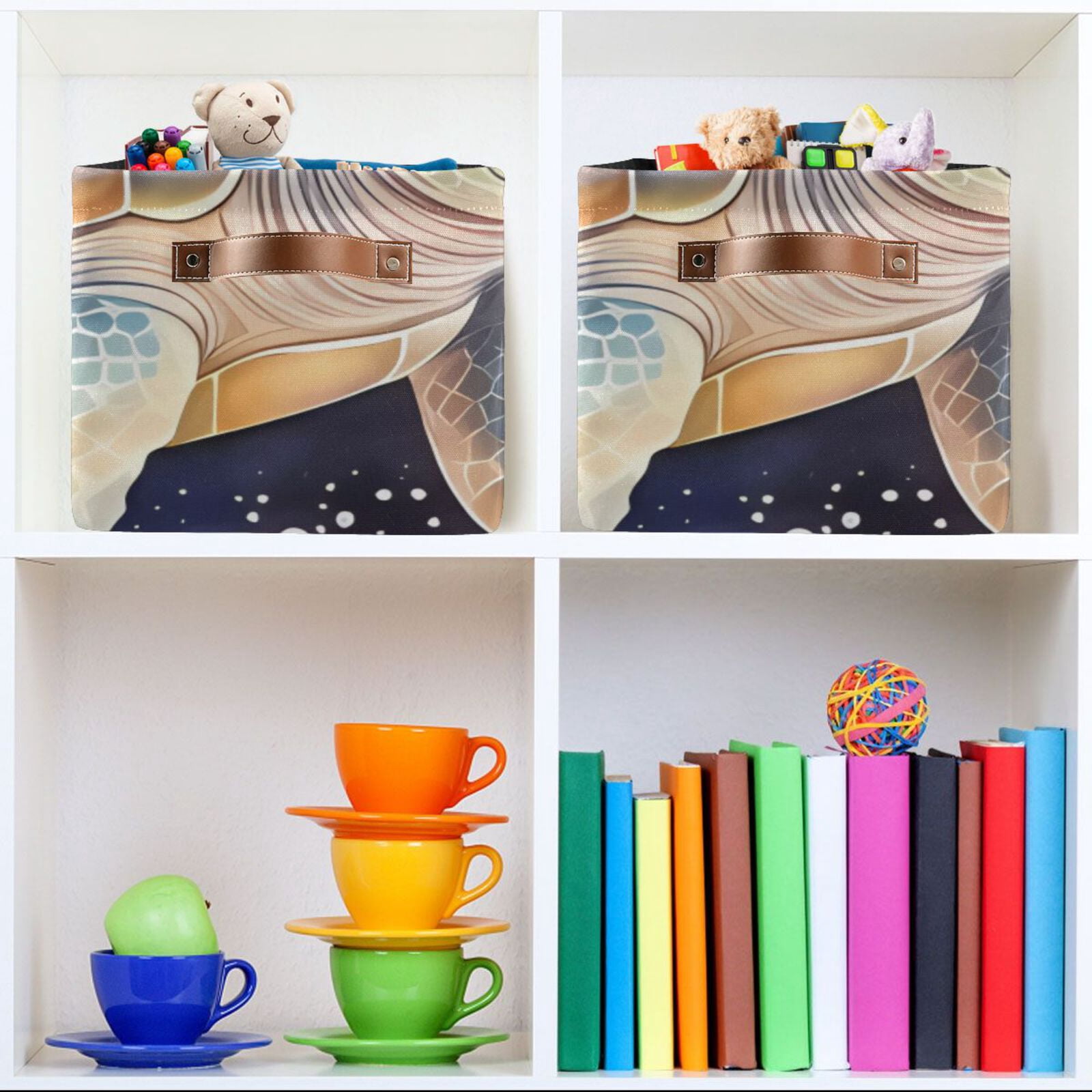 Turtle Storage Bins Baskets With Handles Storage Box Clothes Organizer Organization Toys