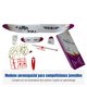 thumbnail image 3 of Abbraccia Avión impulsado por banda elástica, planeador P1B-1, modelo mejorado para concursos, equipo educativo juvenil, 3 of 6
