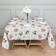 thumbnail image 3 of Pioneer Flower Floral Print Pattern Square Tablecloth, Waterproof Wipeable Spillproof Washable Table Cover for Home Kitchen Party Decor, 42"x42", 3 of 6