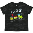 thumbnail image 3 of Inktastic Third Birthday Party Train Boys or Girls Toddler T-Shirt, 3 of 5