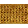 thumbnail image 1 of Ahgly Company Indoor Rectangle Abstract Yellow Contemporary Area Rugs, 7' x 9', 1 of 4