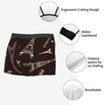 thumbnail image 6 of Balery Eiffel Tower Men's Boxer Briefs, Soft and Breathable Cotton Underwear with nylon Waistband-Medium, 6 of 9