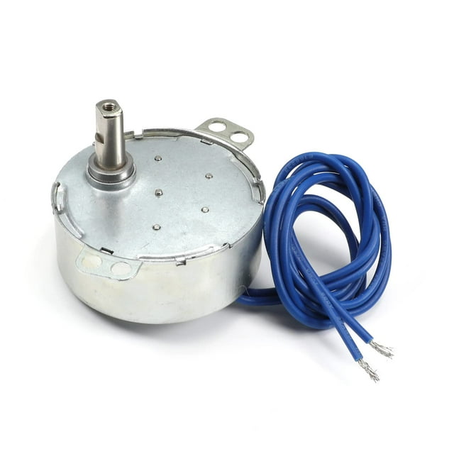 HUGFEGWE Synchronous Motor Turntable Motor CW Direction 4W Frequency 8-10RPM TYC-50 Double Flat Tapping Shaft AC 110V CJB91-113019