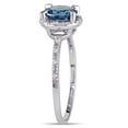 thumbnail image 3 of Everly Women's Topaz 10K White Gold Engagement Ring, 3 of 6
