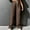 Brown, variant on Jsaierl Women's Fuzzy Pajama Pants Buffalo Plaid Soft Warm Fleece Plush Pajama Bottoms Stretch Comfy Sleepwear with Pockets