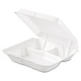 thumbnail image 2 of Dart Foam 3 Compartment Carryout Food Containers, 200 count, 2 of 4