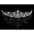 thumbnail image 2 of Diadema Corona Tiara Sunnimix Cristal Diamante De Imitacion Fiesta Boda Novia, 2 of 5