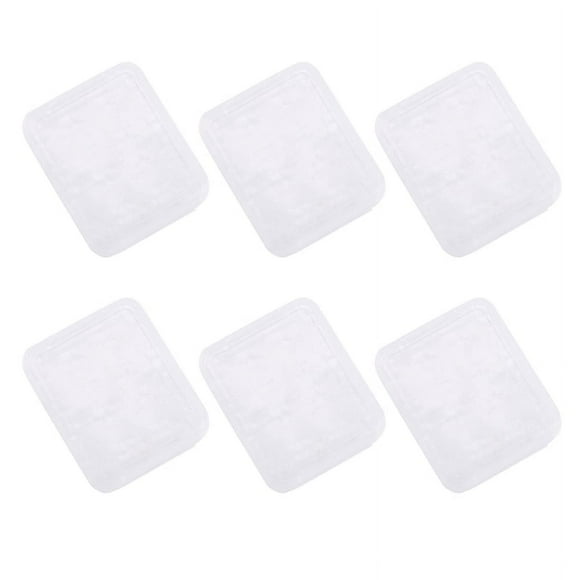 6X Eight in One Plastic Micro-SD SDHC TF MS Memory Card Storage Case Box Protector Holder,6 x Eight in One Plastic Memory Card Storage Case,transparent