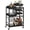 Black, variant on Bar Cart with Removable Tray, Home Bar Serving Cart, Drink Cart, Mobile Kitchen Shelf with Wine Rack and Glass Holder, Rolling Beverage Cart for Living Room, Kitchen, Black BC01BK036