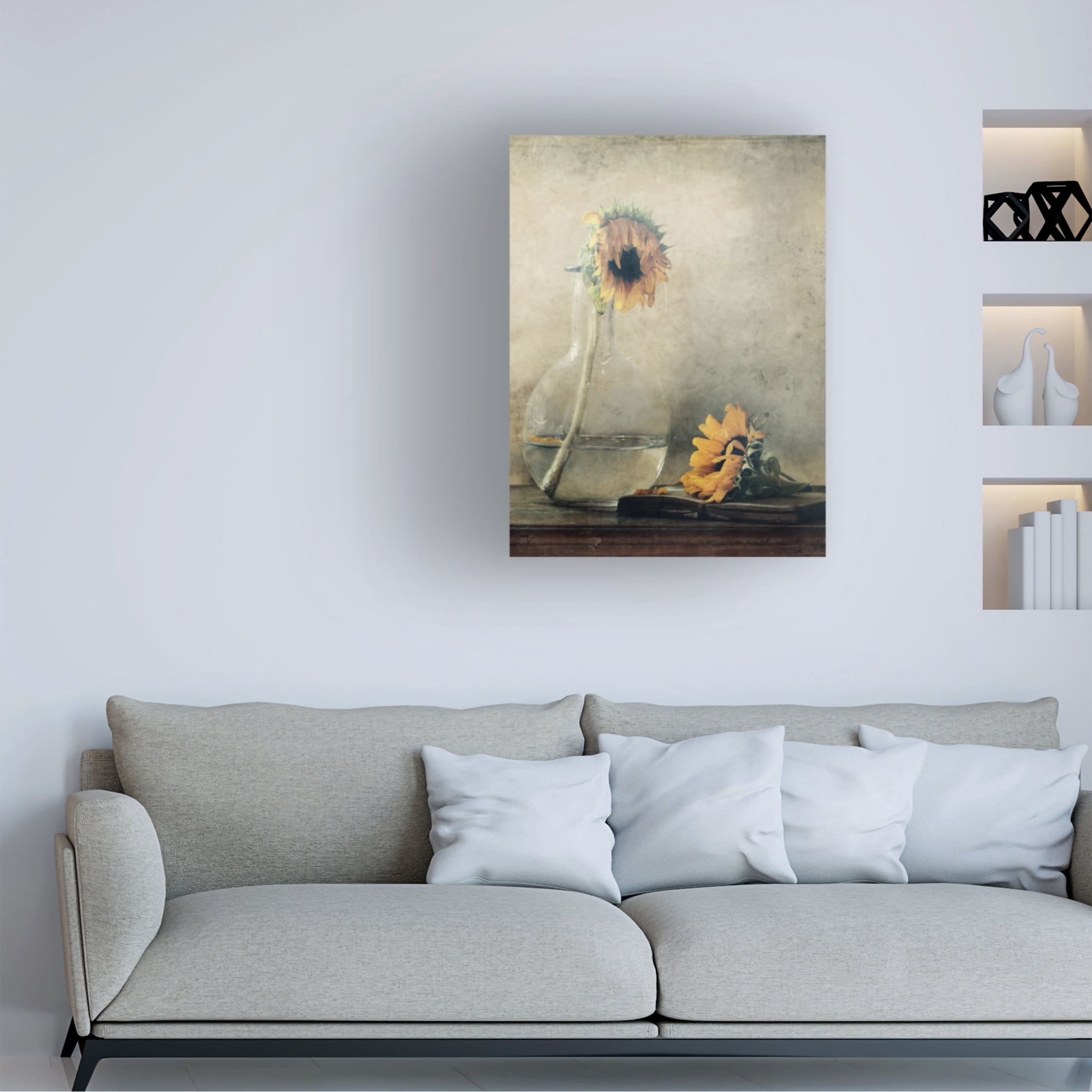 Canvas Wall Art - Delphine Devos 'Before I Wilt ' Wall Art for Living Room, Bedroom, or Office Décor by Trademark Fine Art - 35 x 47 Inches