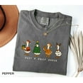 thumbnail image 3 of Just a Jolly Goose Christmas T-Shirt | Cute Holiday Goose Graphic Print Tee, 3 of 7
