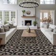 thumbnail image 4 of Abstract Contemporary, Area Rug 6x9 FT, Non Slip Living Room Throw Carpet, Solid Minimalist Geometric Washable Soft Large Floor Carpet Non-Shedding Rug for Bedroom Dining Room Play Room, 4 of 9
