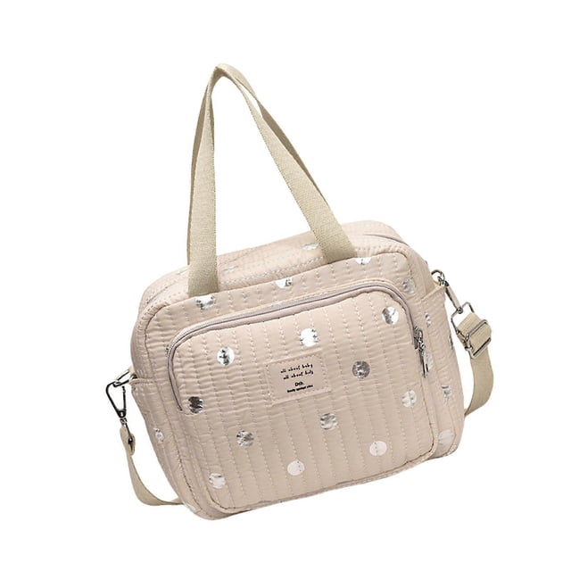 Spacious Baby Diaper Bag with Convenient Strollers Straps Practical Baby Diaper Bag Modern Mom Diaper Bag Nylon for Easy Travel