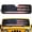 American Flag Print, variant on XYZCANDO Funny Turtle Windshield Sun Shade Sun Visors for UV Rays & Heat Protection for 2007-2018 Jeep Wrangler JK JKU & 1997-2006 Jeep Wrangler TJ LJ Keep Your Vehicle Cool