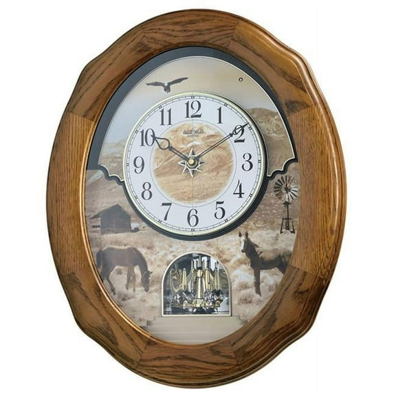 Rhythm Clocks Joyful Prairie Clock