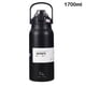 thumbnail image 3 of Yuarrent Tipo de paja Vacío Mango de elevación de gran capacidad Sellado a prueba de fugas Hogar Oficina Dormitorio Aspirador de viaje Botella Cocina y Comedor Negro 1700ml, 3 of 6