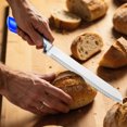 thumbnail image 6 of MDHAND 9-Piece Blue Gradient Handle Knife Set, 5 Stainless Steel Knives with Block, Sharpening Rod, Scissors and Peeler, for Home Kitchen, 6 of 8