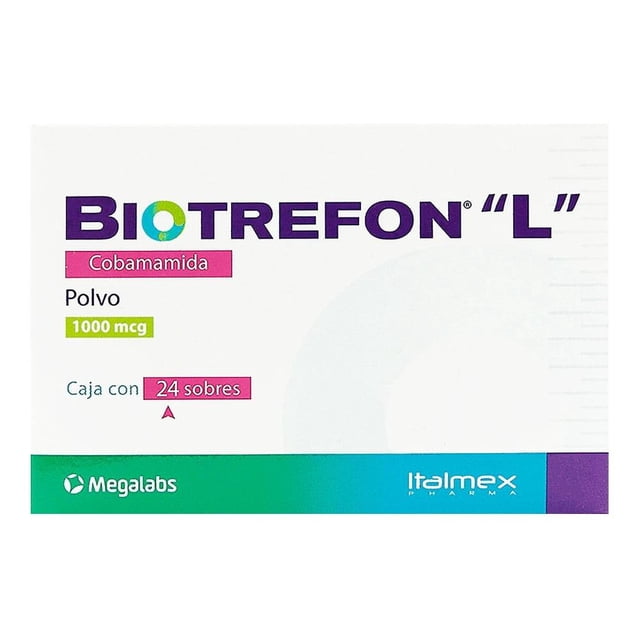 Biotrefon "L" 1000 mcg polvo 24 sobres