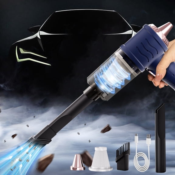 Infidev Three-in-One Car Vacuum Cleaner, Wireless, High-Power Handheld for Dry and Wet Cleaning