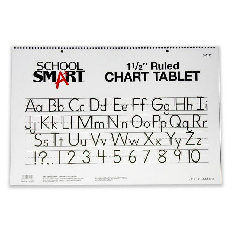 School Smart Chart Paper Pad, 32 X 24 Inches, Unruled, 25 Sheets : Target